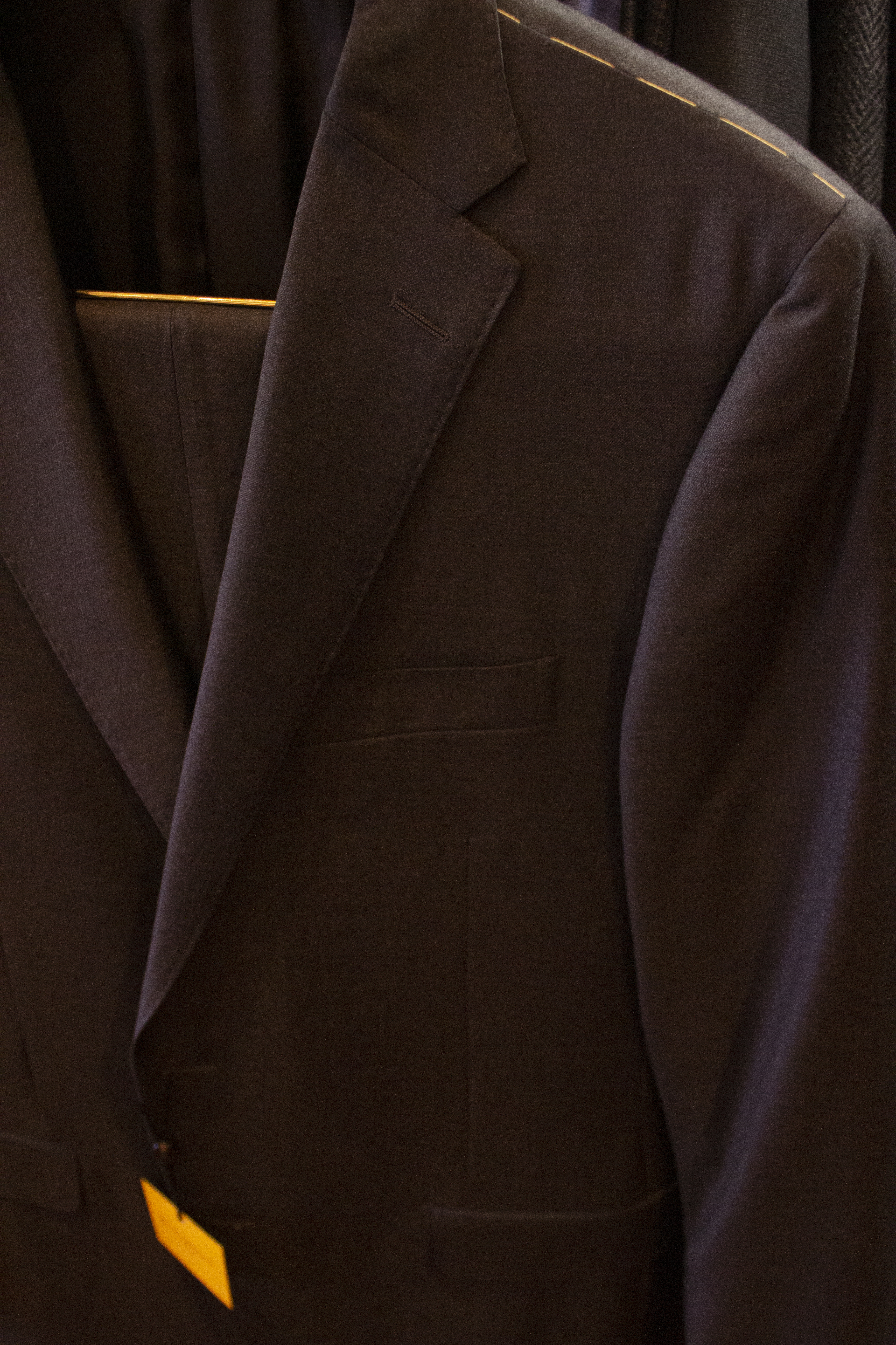 Men's Charcoal Suit Hickey Freeman