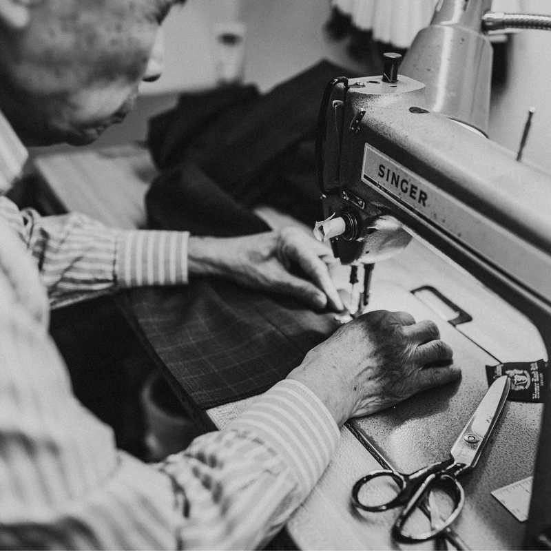 A Homer Reed tailor at work