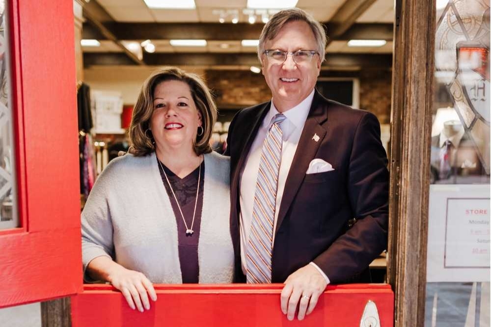 Bill and Lynn Folk, owners of Homer Reed Ltd.